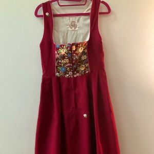 Licht Trachtenhaus Vintage embroidered Authentic German Dirndl Oktoberfest dress